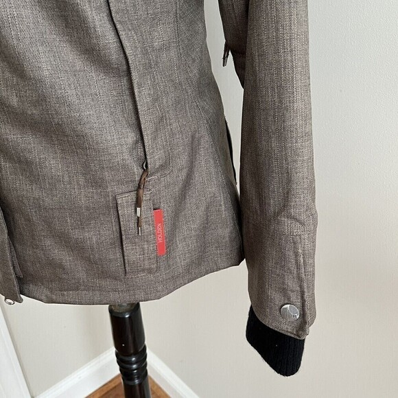 Holden Ski Snowboard Jacket Full Zip pockets Lined Shell Size M brown - Picture 12 of 16